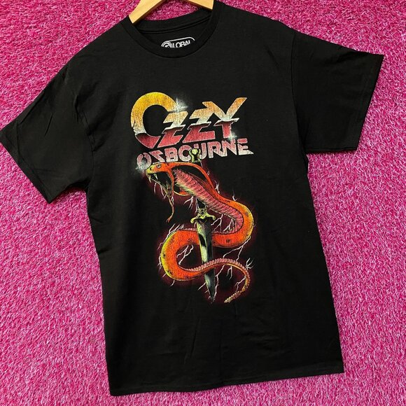 Ozzy Ozbourne Cobra Graphic Design T-Shirt Medium - Picture 3 of 4